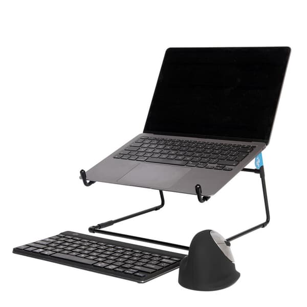 Laptopstöd R-Go RGOSC020BL Stål Svart