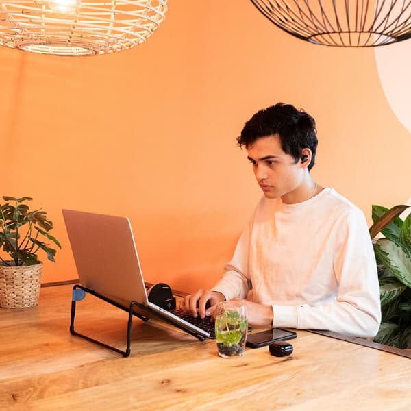 Laptopstöd R-Go RGOSC015BL Stål