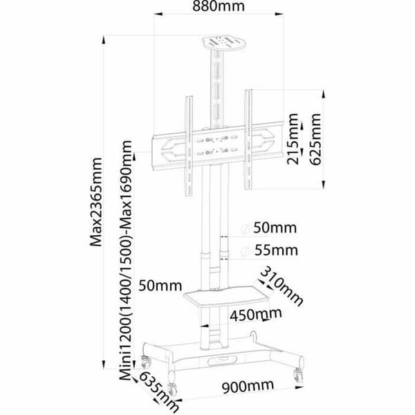 TV-holder Inotek Moov Pro Prostand 42100
