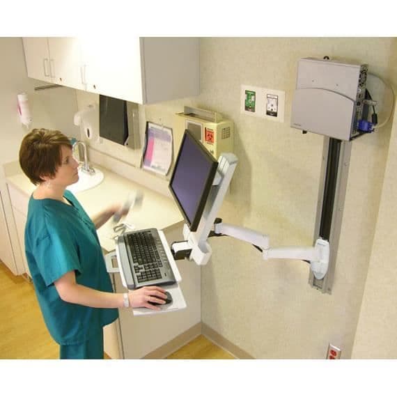 Ergotron 200-seriens kombinationsarm.