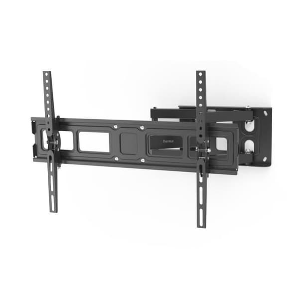 Stöd för vägg-TV, pivotera, lutning, teleskopisk, 213 cm (84"), OLED upp till 50 kg Svart