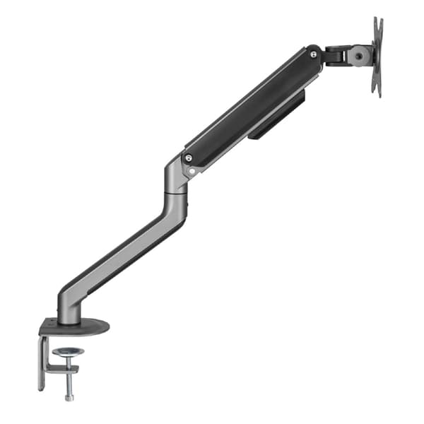 Justerbart skrivbordsfäste för 1 skärm med gasfjäder, max 32"