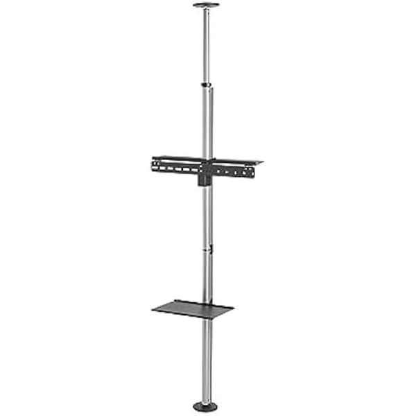 TV-stöd - EQUIP - 650621 - Tiltbar - 37-70 tum - Max belastning 30 kg Svart, Rostfritt stål