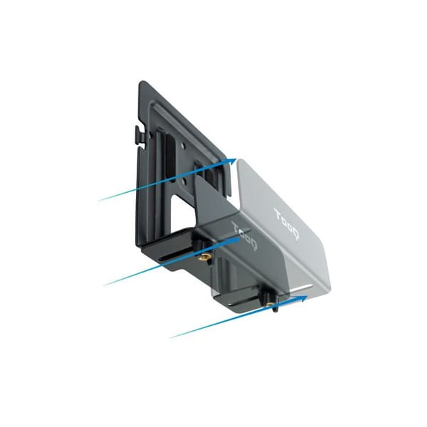 Fast väggfäste - TOOQ - TQMPM4776 - Metall - 5 kg - Universal för mediaspelare