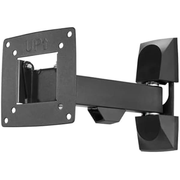 TV Väggfäste - HAMA - Tiltbar och vridbar - 66 cm (26") - Max belastning 15 kg - Svart metall Svart