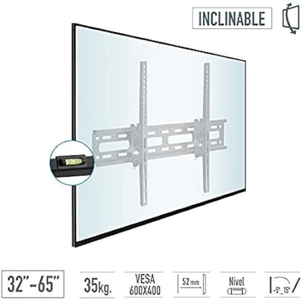 Universalt tippstöd - TM ELECTRON - TMSLC129S - Skärmar 26" till 50" - VESA 400x400 - Max 30 kg