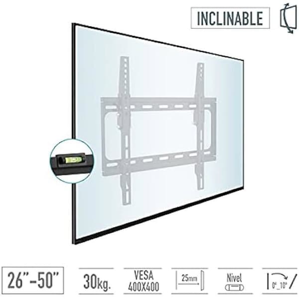 TM Electron TMSLC016 Universalt lutande väggfäste för LED, OLED, LCD, plasmaskärmar eller TV-apparater från 10" till 24", Max. 15