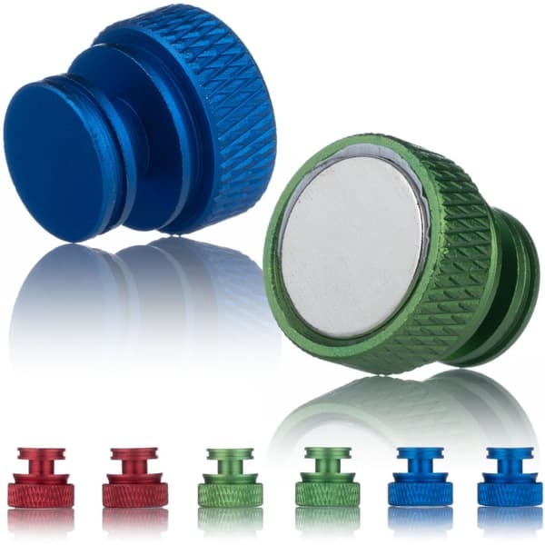 Metalmagnetisk monteringsbeslag til lodning af printkort (printkort + 6x magnet)