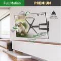Miniatyrbild 2 av 4: Support TV Mural - Barkan - 53,5 cm - Neutralt - För skärmar 13-65 Tum - 36 Kg Max