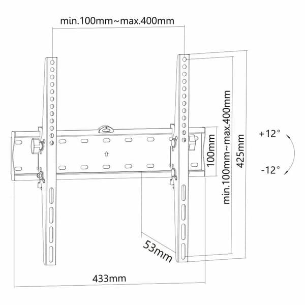 TV-holder Neomounts FPMA-W350BLACK