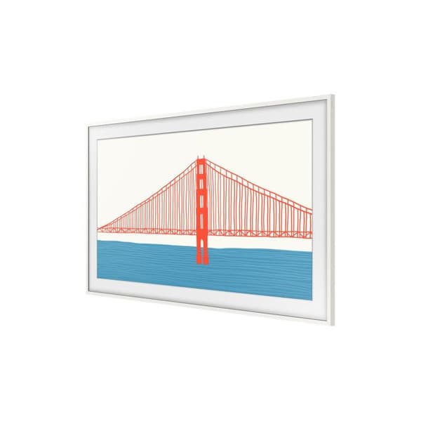 Väggfäste för Samsung platt skärm The Frame 65'''' Vit 2021/2022/2023