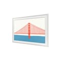 Miniatyrbild 4 av 6: Väggfäste för Samsung platt skärm The Frame 65'''' Vit 2021/2022/2023