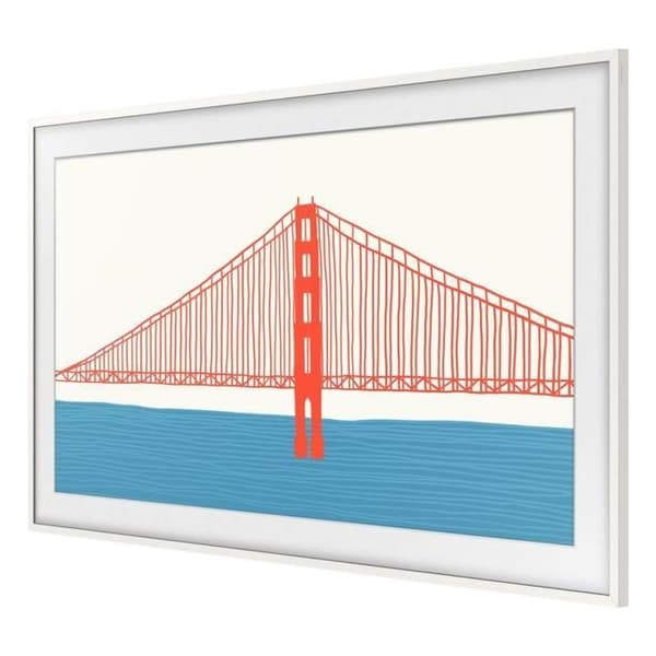 Väggfäste för Samsung platt skärm The Frame 65'''' Vit 2021/2022/2023