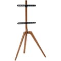 Miniatyrbild 1 av 2: TM Electron TV Support - Golvstativ - Massivt trä - 45° rotation - VESA 200x200 till 600x400