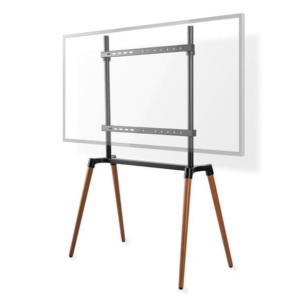Fristående TV-bänk - NEDIS - TVSM7250BK - 60-75" - 40 kg - Skandinavisk design - Svart