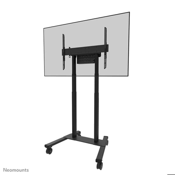 0 NEOMOUNTS av NEWSTAR MOTORISERAD Mobilt golvstativ - VESA 100X100 UPP till 800X600 Svart
