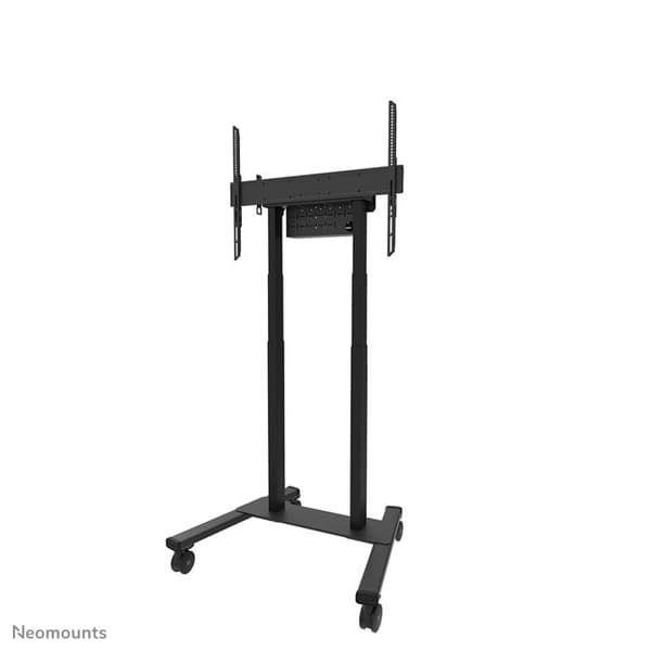 0 NEOMOUNTS av NEWSTAR MOTORISERAD Mobilt golvstativ - VESA 100X100 UPP till 800X600 Svart