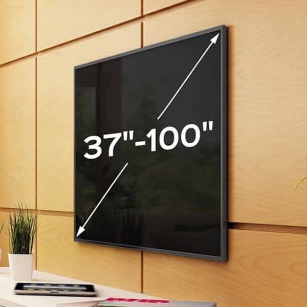 Stöd TV Mural - UNYKACH - 37-100 Tum - Max belastning 60 kg - VESA 900x600 mm - Ultra platt design