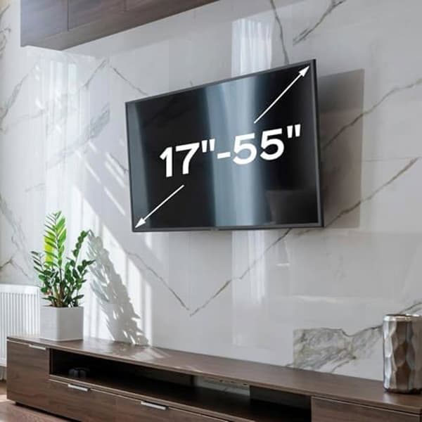 Stöd TV/Monitor Väggfäste - UNYKACH - Artikulär - 17-55 Tum - Tiltbar - Rotationsbar