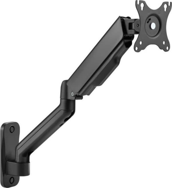 Techly - ICA-LCD G112E - Stödvägg för TV 17-32LED/LCD 9kg svängbar med fjäder Svart