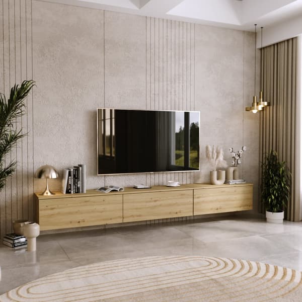 RTV-skåp Nicole 160 cm - färg Artisan Oak