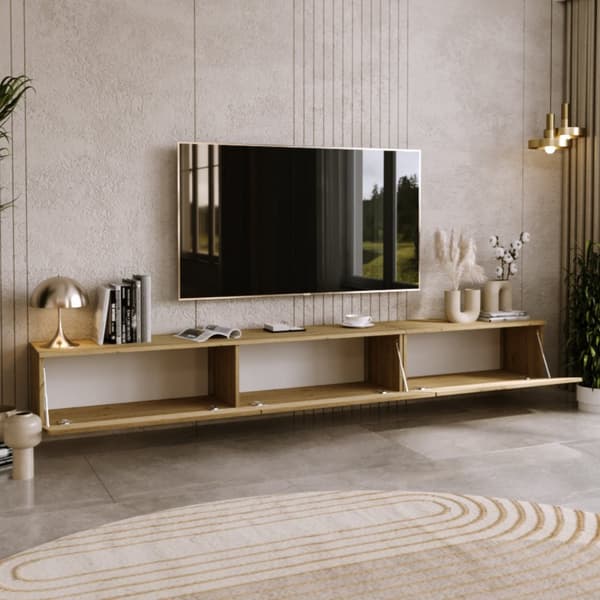 RTV-skåp Nicole 160 cm - färg Artisan Oak