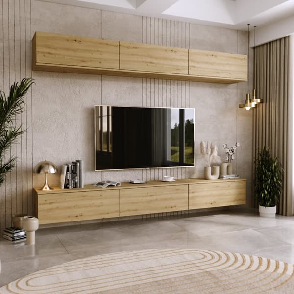 RTV-skåp Nicole 160 cm - färg Artisan Oak