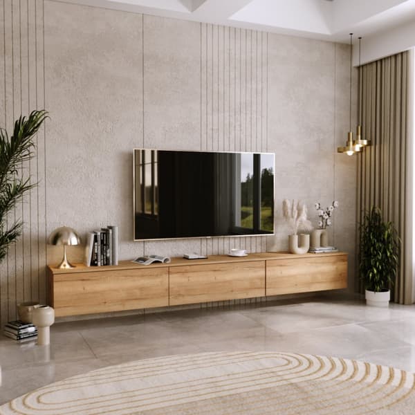 RTV-skåp Nicole 160 cm - färg Ek Craft