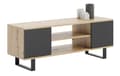 Miniatyrbild 1 av 5: Focus RTV skåp 135 cm - loft Ek artisan svart