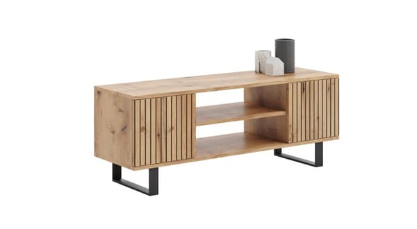 RTV-skab 135 cm loft eg craft gold - lægter