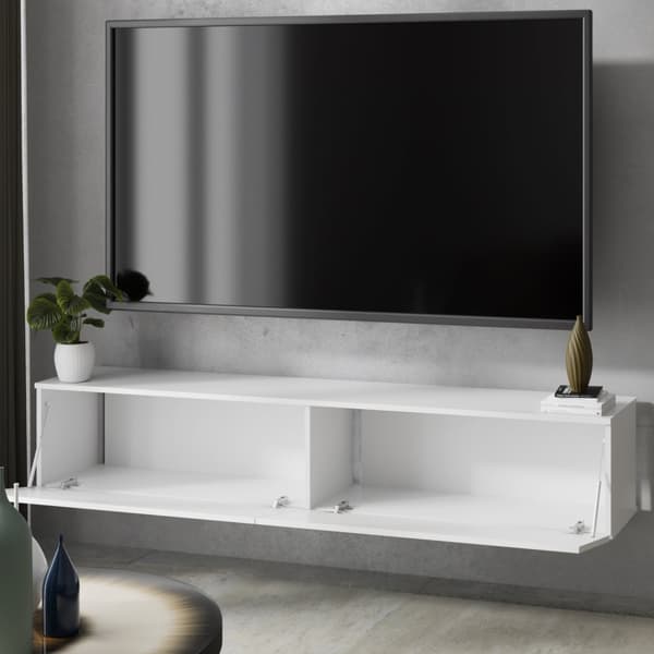 RTV-kaappi Nicole 80 cm - väri valkoinen