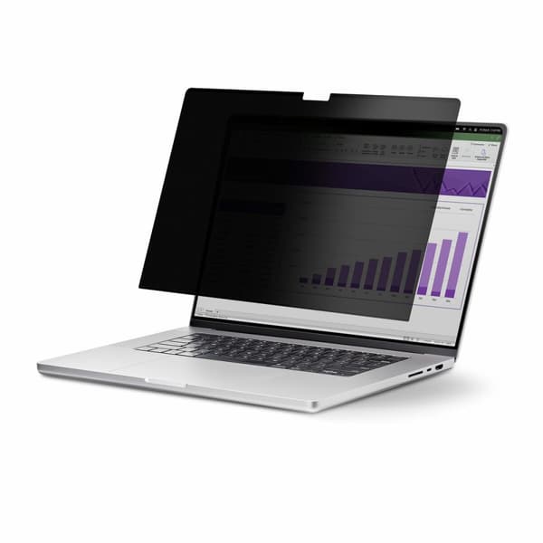 Notebookstativ Startech 133T6-PRIVACY-SCREEN Plastik Sort, Transparent