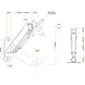 Miniatyrbild 2 av 5: AlzaErgo Arm S40B Vägg