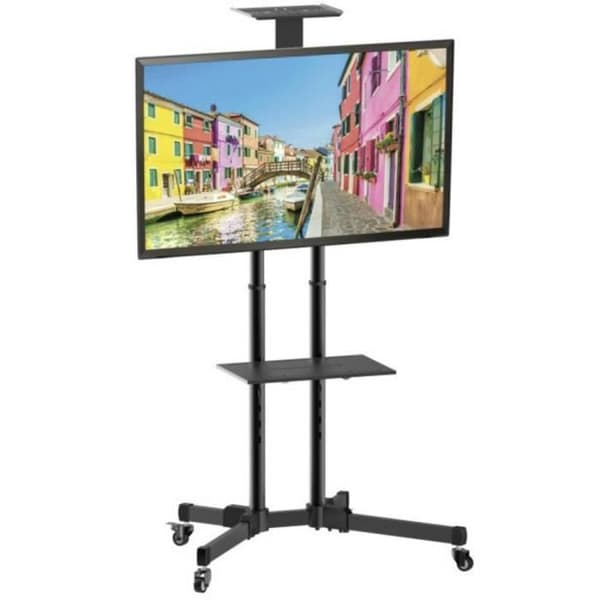TECHly ICA-TR16T TV-vagn - Svart - För skärmar från 37 till 70 tum - Max. 50 kg