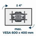Miniatyrbillede 2 af 6: Vægkonsol GEMBIRD WM-75ST-01 32" 75"