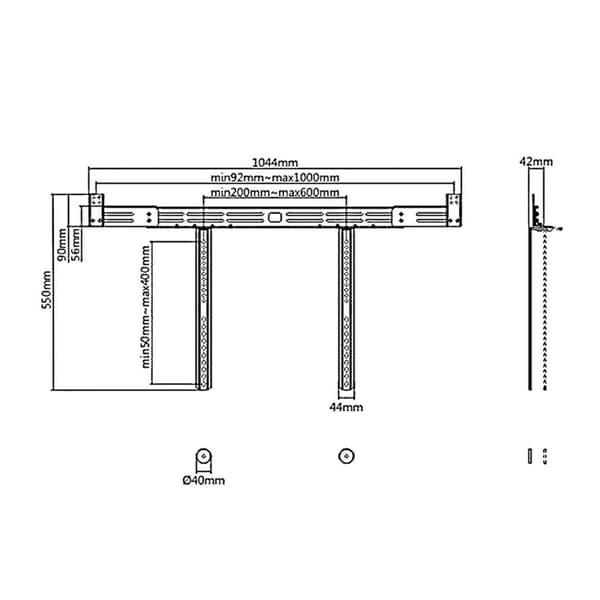 TV-holder MacLean MC-843 10 kg