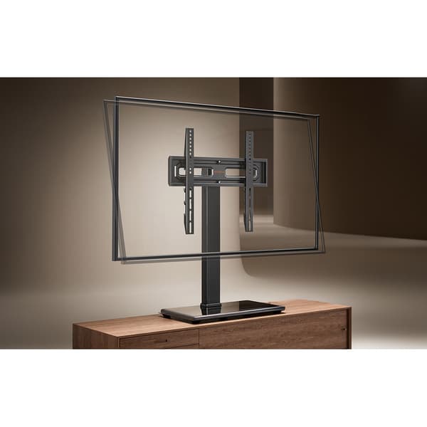 Justerbart bordstativ for TV 32-70" med glassfot - Perlegear PGTVS26-US