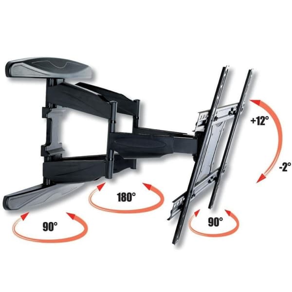 Vægkonsol Techly 308886 80" 50 kg