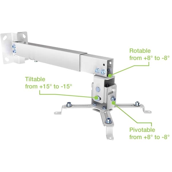 Techly ICA-PM 16 projektfäste Vägg/tak Silver