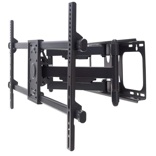Manhattan TV- och skärmfäste, vägg, fullt rörligt, 1 skärm, skärmstorlekar: 37-75", svart, VESA 200x200 till 800x400 mm, max 75 kg, LFD, lutnings- och