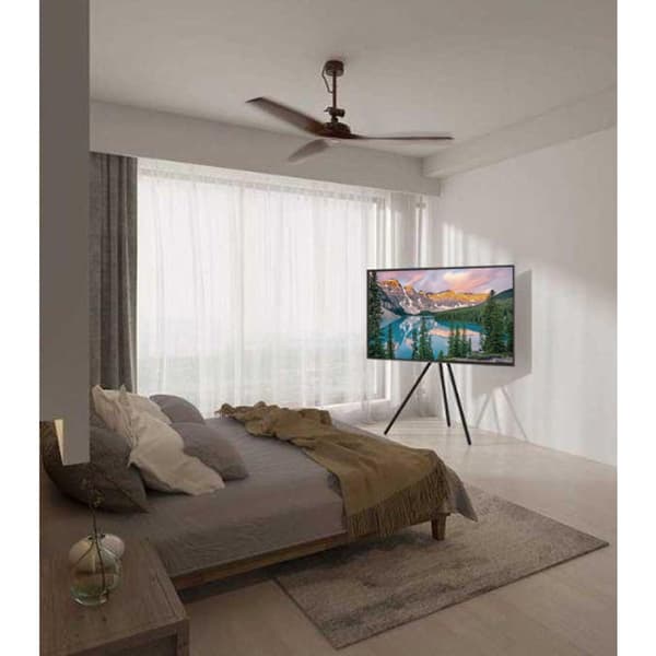 Techly ICA-TR50 TV-beslag 165,1 cm (65") Valnød