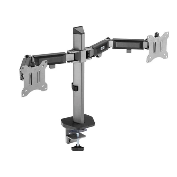 Indbygget beslag til to Deluxe Ergo Office-skærme, 17"-32", maks. 9 kg, ER-449