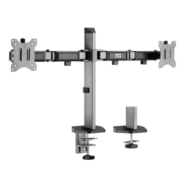 Indbygget beslag til to Deluxe Ergo Office-skærme, 17"-32", maks. 9 kg, ER-449