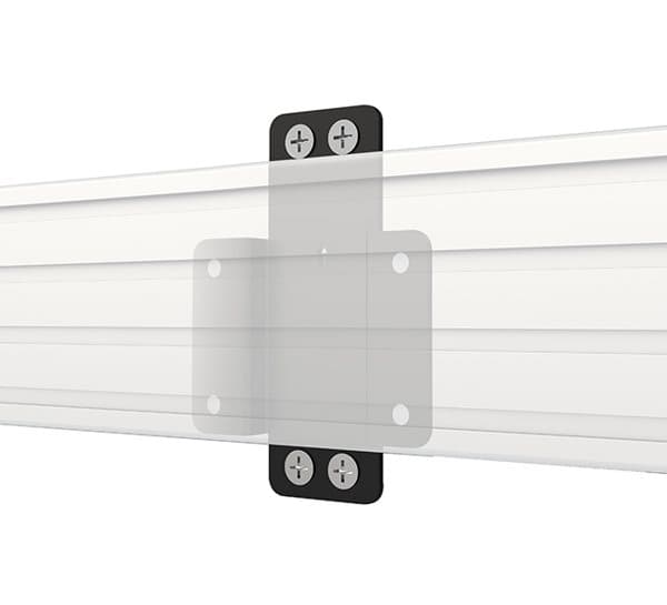 B-Tech SYSTEM X - BT8390 strålfäste - 19 mm avstånd, monitor, TV, skärmfäste