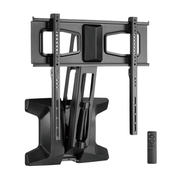 Maclean MC-891 Elektrisk TV-vægbeslag med fjernbetjening, højdejustering, 37'' - 70" maks. VESA 600x400 op til 35 kg. Beslag over pejs, robust