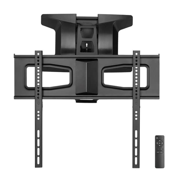 Maclean MC-891 Elektrisk TV-vægbeslag med fjernbetjening, højdejustering, 37'' - 70" maks. VESA 600x400 op til 35 kg. Beslag over pejs, robust