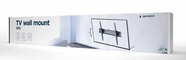 Gembird WM-70T-02 TV-fäste 177,8 cm (70 tum) Svart