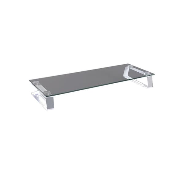 Logilink BP0027 Bordsmonitor stigare, glas Metallisk, Transparent