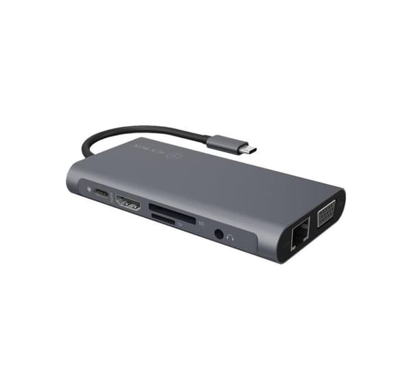 Icy Box IB-DK4040-CPD USB Type-C™ dockningsstation med två videogränssnitt