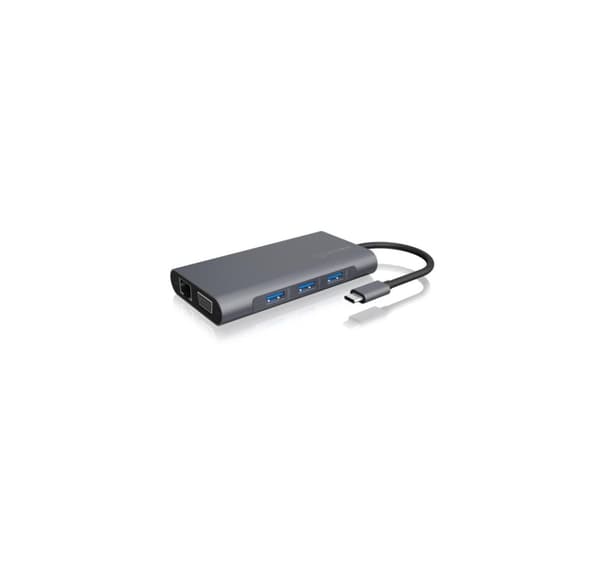 Icy Box IB-DK4040-CPD USB Type-C™ dockningsstation med två videogränssnitt